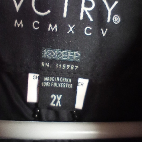 10.DEEP Vctry Sprts Out of Bounds Storm Fleece Color Block Quarter Zip Pullover - Picture 6 of 9